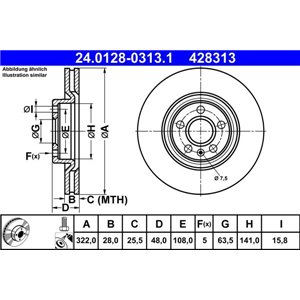24.0128-0313.1 Тормозной диск ATE - Top1autovaruosad