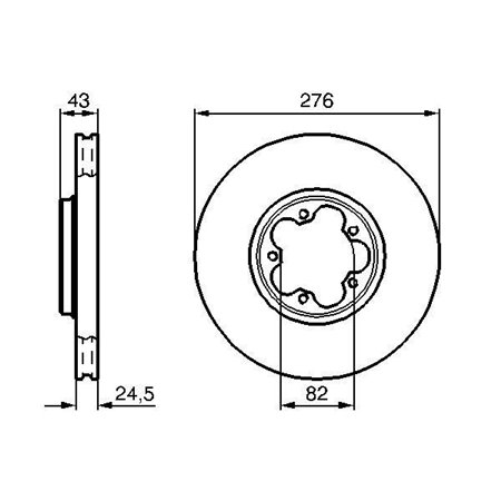 0 986 479 B28 Piduriketas BOSCH