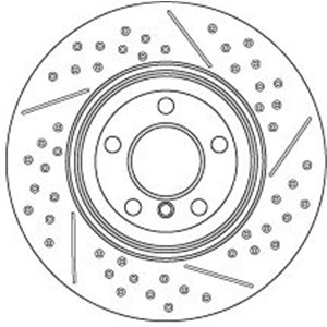 DF6601S Bromsskiva TRW - Top1autovaruosad