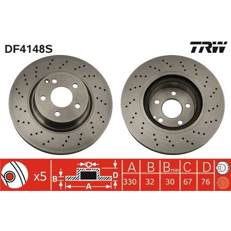 DF4148S Piduriketas TRW