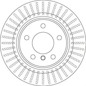 DF6313  Brake disc TRW 