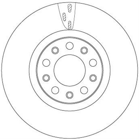 DF6590S Brake Disc TRW