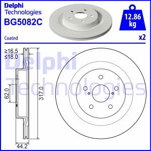 BG5082C Тормозной диск DELPHI     