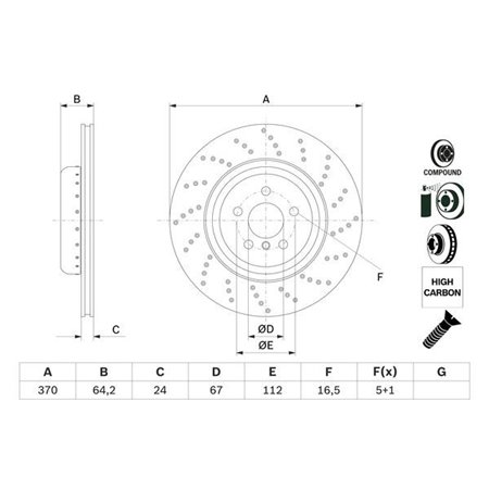 0 986 479 G13 Brake Disc BOSCH