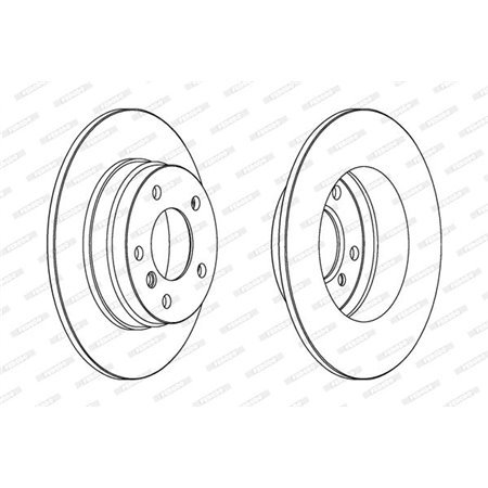 DDF249C Piduriketas FERODO