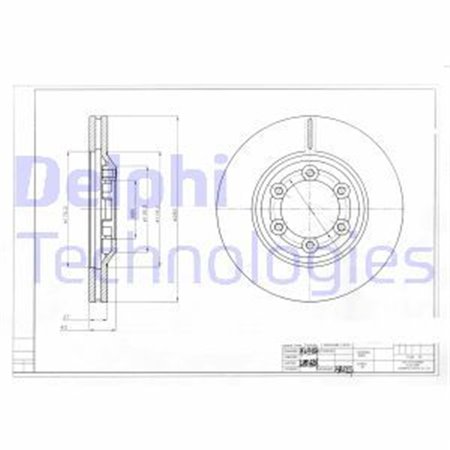 BG4175 Bromsskiva DELPHI