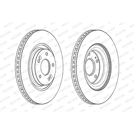 DDF2199C Brake Disc FERODO