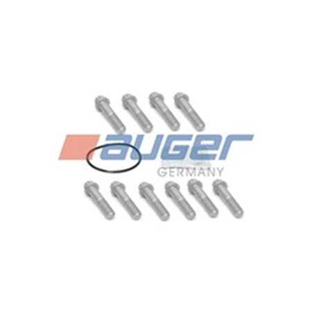 AUGER 70679 - Brake disc fitting bolt (M14x1,5x65 bolts, o-rings, grease for one disc) fits: SAF B, BASIC, S, Z