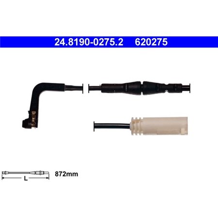 24.8190-0275.2 Varning kontakt, bromsbelägg slitage ATE