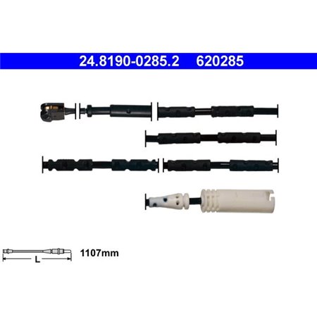 24.8190-0285.2 Varning kontakt, bromsbelägg slitage ATE