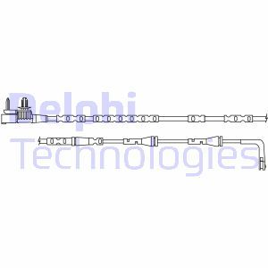 LZ0316 Сигнализатор, износ тормозных колодок DELPHI - Top1autovaruosad