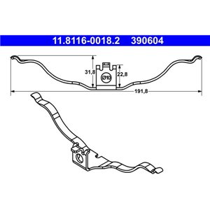 11.8116-0018.2 Vedru, Pidurisadul ATE - Top1autovaruosad