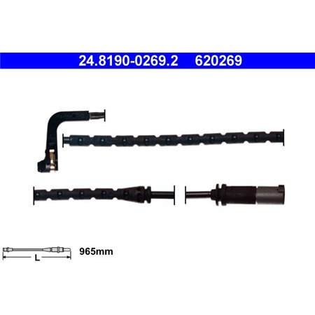 24.8190-0269.2 Warning Contact, brake pad wear ATE