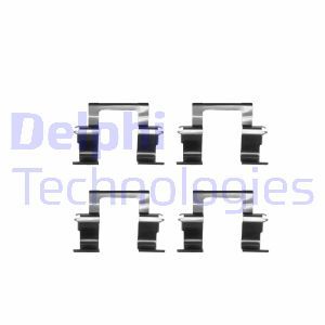 LX0283 Lisakomplekt, ketaspiduriklotsid DELPHI - Top1autovaruosad