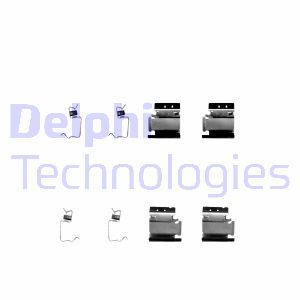 LX0313 Комплектующие, дисковые тормозные колодки DELPHI     