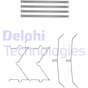LX0627 Tillbehörssats, skivbromsbelägg DELPHI - Top1autovaruosad