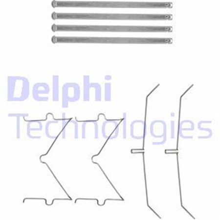 LX0627 Tillbehörssats, skivbromsbelägg DELPHI