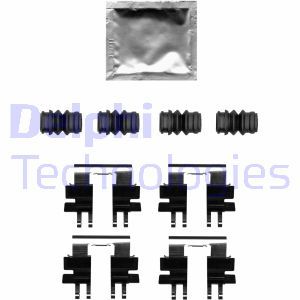 LX0695 Комплектующие, колодки дискового тормоза DELPHI - Top1autovaruosad