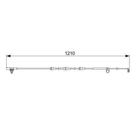 1 987 473 054 Warning Contact, brake pad wear BOSCH