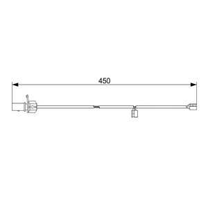 1 987 473 583  Brake pad warning module BOSCH 