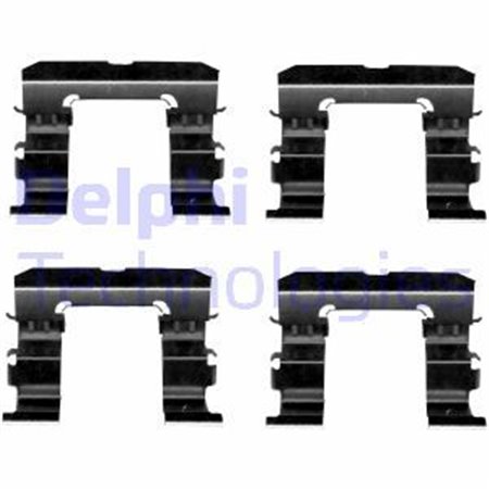 LX0613 Комплектующие, колодки дискового тормоза DELPHI