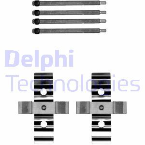 LX0702 Tillbehörssats, skivbromsbelägg DELPHI - Top1autovaruosad