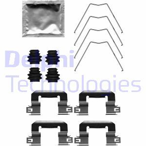 LX0711 Accessory Kit, disc brake pad DELPHI - Top1autovaruosad