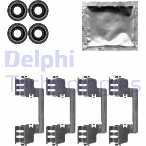 LX0616 Accessory Kit, disc brake pad DELPHI - Top1autovaruosad