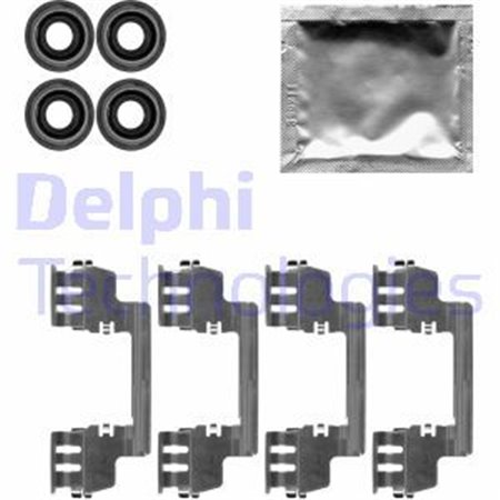 LX0616 Accessory Kit, disc brake pad DELPHI