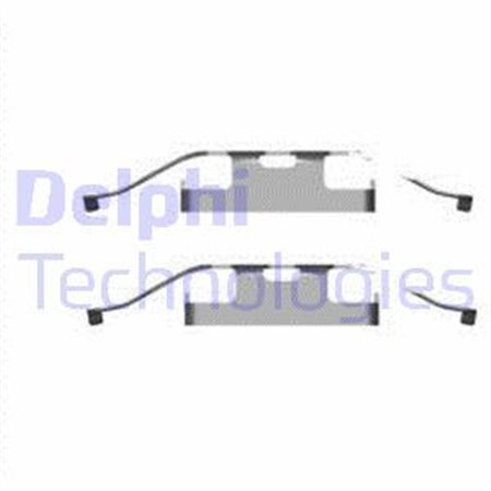 LX0596 Accessory Kit, disc brake pad DELPHI