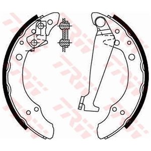 GS8526  Brake shoe TRW 