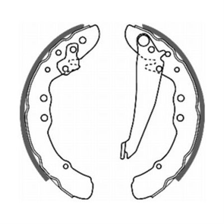 C0W010ABE Brake Shoe Set ABE