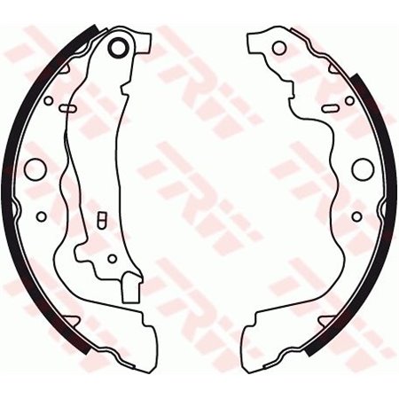 GS8780 Brake Shoe Set TRW