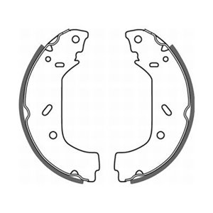 C0P015ABE Brake Shoe Set ABE - Top1autovaruosad