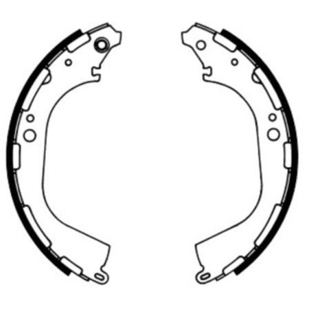 C01045ABE Brake Shoe Set ABE