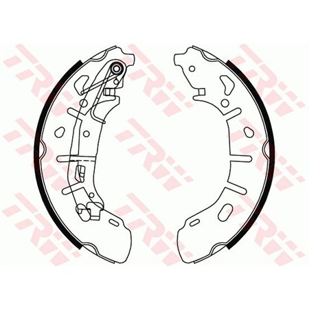 GS8799 Комплект тормозных колодок TRW