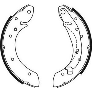 C0R030ABE Brake Shoe Set ABE - Top1autovaruosad