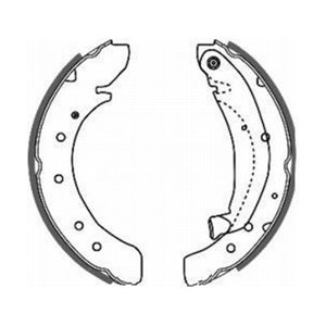 C0P013ABE Brake Shoe Set ABE - Top1autovaruosad