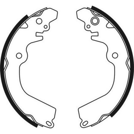 C05050ABE Brake Shoe Set ABE