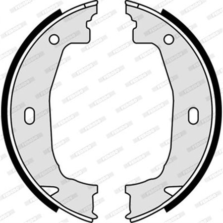 FSB592 Комплект тормозных колодок, стояночная тормозная система FERODO