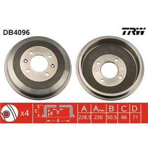 DB4096  Piduritrummel TRW 