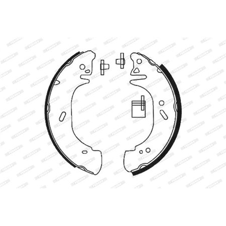 FSB618  Brake shoe FERODO 