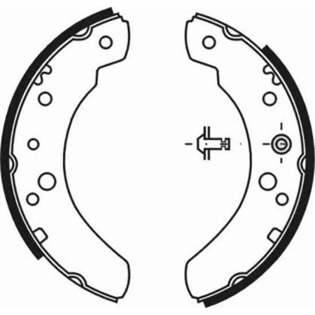 C0G017ABE Brake Shoe Set ABE