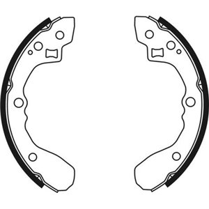 C00313ABE Комплект тормозных колодок, барабанный тормоз ABE     