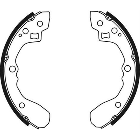 C00313ABE Brake Shoe Set ABE