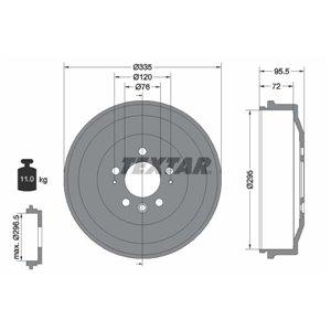 94043900  Piduritrummel TEXTAR 