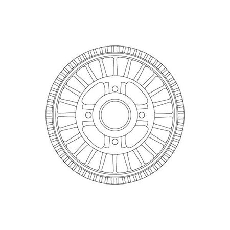 DB4557MR Brake Drum TRW