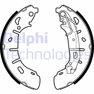 LS2050 Комплект тормозных колодок, барабанный тормоз DELPHI     