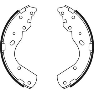 C03044ABE Комплект тормозных колодок, барабанный тормоз ABE     