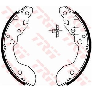 GS8671  Brake shoe TRW 